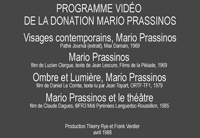programme video de la Donation Mario Prassinos